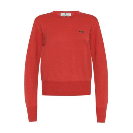 Vivienne Westwood Sweater with logo Rød, Dame