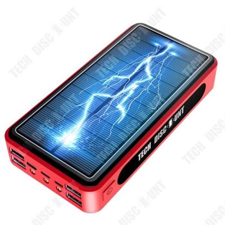 Ekstern batteri - LUNAVO - 30000 mAh - Campinglampe - Lithium-ion - Bærbar