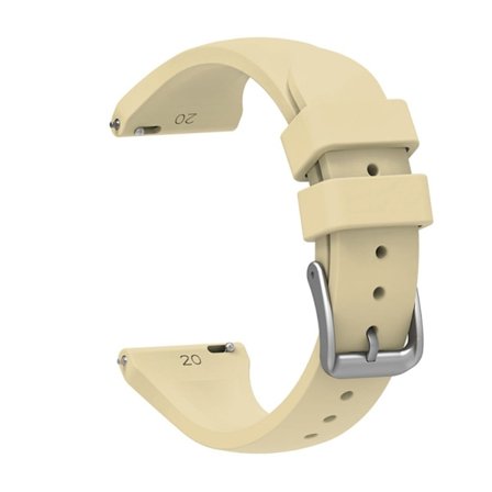 Fitbit Charge 4 / 3 elegant urrem med rhinsten - Beige