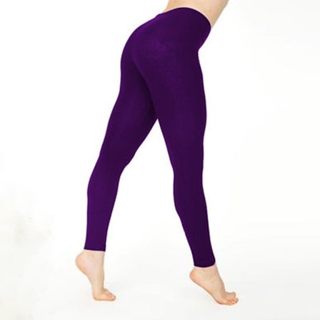 Yogabukser Højtaljede bukser LILLA