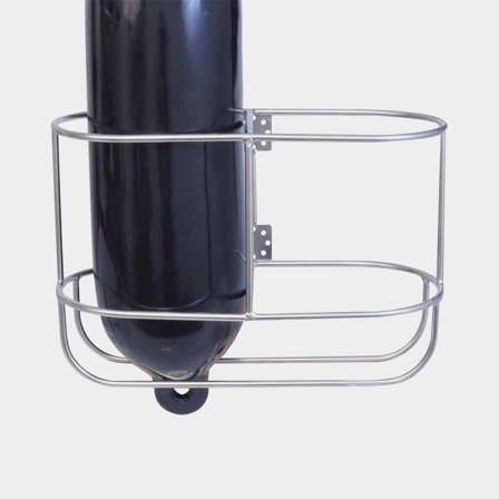 Fender basket 1852-Marine, 53 cm, fits fenders Ø22.5 cm, double, straight