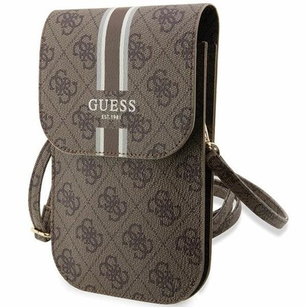 Guess 4G Stripe handväska - brun