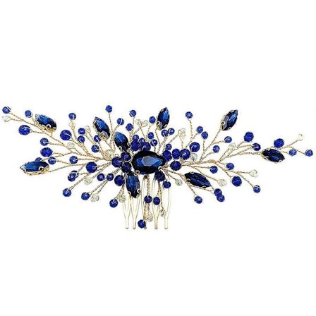 Krystall Hårkam Brud Bryllup Hårkam Hodeplagg Brudehårtilbehør