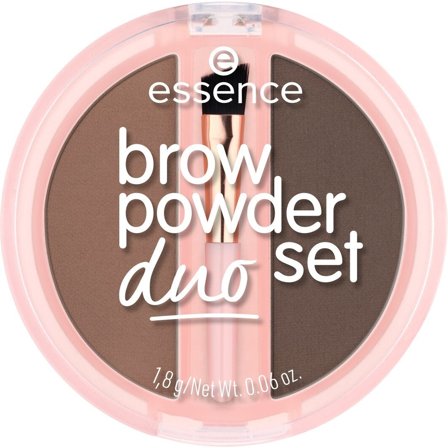 essence BROW POWDER set duo sopracciglia 02-Medium 1.8g - Altro trucco sopracciglia