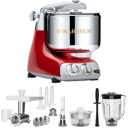 Ankarsrum AKM 6230 Köksmaskin + Deluxepaket, Red | Köksmaskiner > Köksassistenter | Bagaren och Kocken