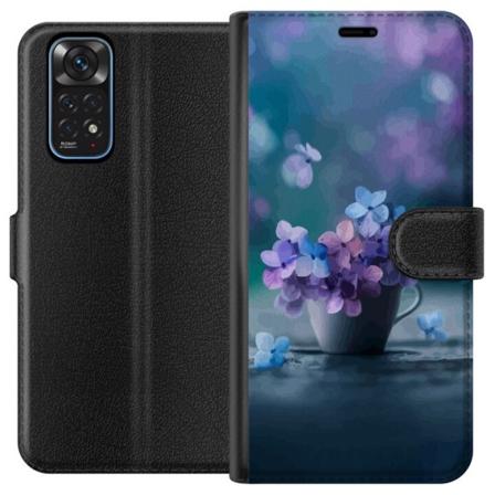 Xiaomi Redmi Note 11 Lommeboketui Blomster Søtt