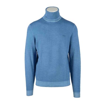 Sun68, Turtlenecks Blauw, Heren, Maat:L