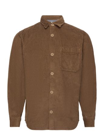 Jjkendrick Cord Overshirt Ls Brown Jack & J S