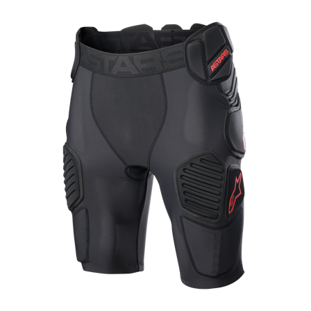 Pantaloncini Protettivi Alpinestars Bionic Pro Nero-Rosso XL