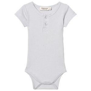 Kids - MarMar Copenhagen Pale blue Rib Baby Body 2 Months/ 56 cm - All in ones - 0 month - Blue