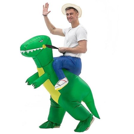 Oppustelig dinosaur kostume oppustelig kostume voksen T Rex fancy dress til fødselsdag. Halloween
