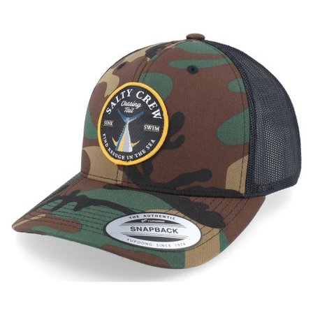 Salty Crew - Camo trucker Keps - Bottom Dweller Retro Camo Trucker @ Hatstore