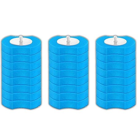 Engångstoalettborste Tre sorters doft Ersättningsborsthuvud Hygienisk Miljövänlig Badr