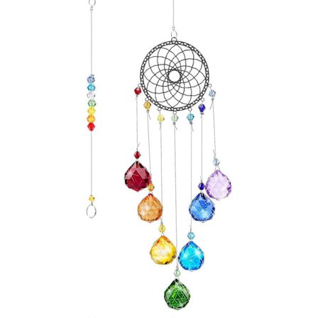 Kristallit Sateenkaaren Tekijä Aurinkosieppari Ikkuna Ripustus Koriste Puutarhakoriste Aurinkosieppari Riipus Cha (LGL)