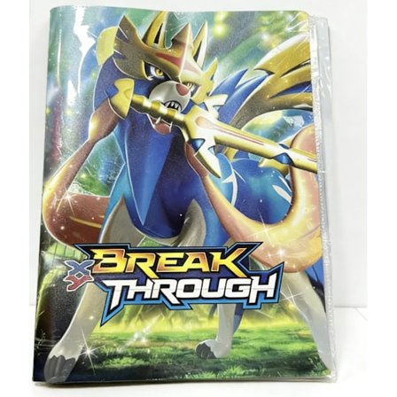 SQBB Sarjakuva-anime Iso 9-taskuinen 24-sivuinen Pikachu-pelikorttikansio (ei kortteja)