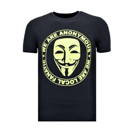 Local Fanatic Exklusiv T-shirt - Vi är Anonyma blå, Herr, Herr, Storlek: XL
