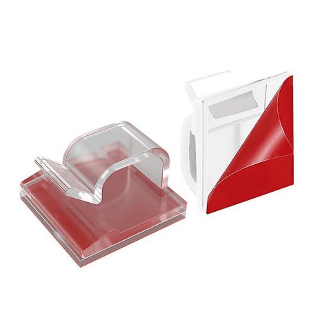 50 kpl Kestävä Liimakaapeli Kiinteä Pidike Pöytäkaapeli Johtojen Hallinta Järjestäjä