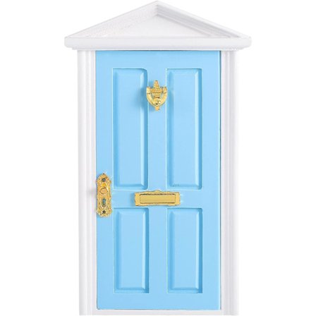 1 stk. Mini trædør Miniature trædør Møbelmodel Fe