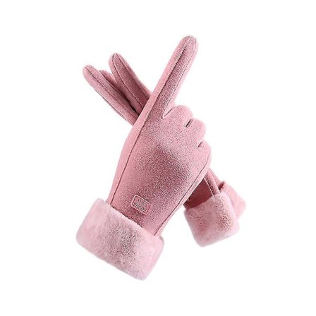 Talvikäsineet naisille kosketusnäyttösormilla lämpimään paksuun tekstiviestittelyyn