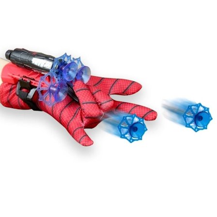 Spiderman Web Shooter for Kids - Shoots Suction Cups Red 3-Pack