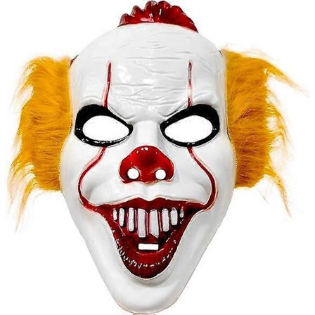 Halloween Kauhu Klovninaamio - 3D Naamio | Hengittävä Halloween Killer Clown -naamio Lapsille