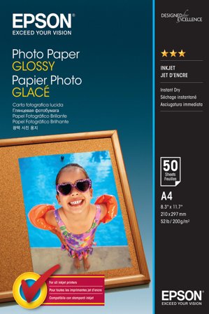Epson fotopapir - blank - 50 ark - A4 - 200 g/m²