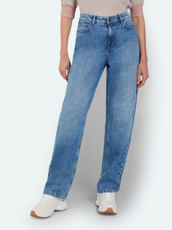 B. COPENHAGEN - Jeans - Vasket Blå - Lige Ben