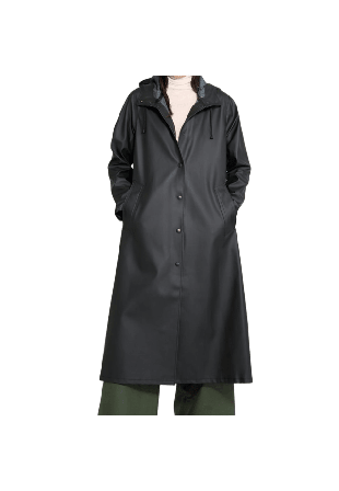 Stutterheim Mosebacke Long Raincoat Jackor Dam Svart S
