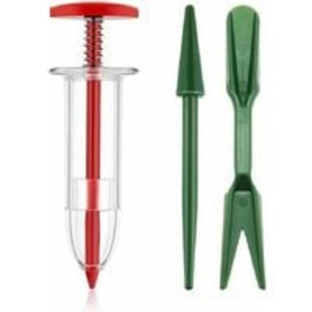 Puutarhan kylvötyökalut Säädettävä pieni kukkien taimien käsikylvökone Puutarhan kylvökone