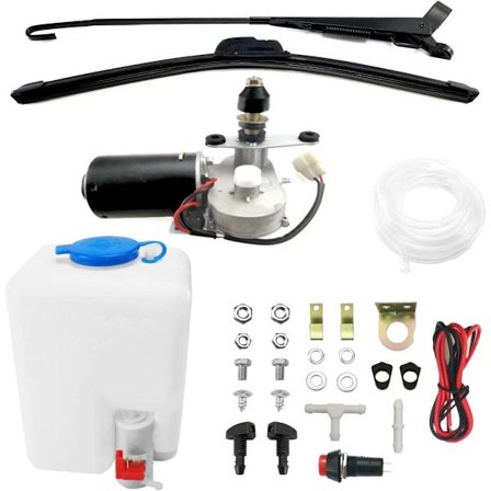 Elektrisk UTV Vinduesviskersæt, Universel Kompatibilitet, Højtydende Elektrisk Visker Til Polycarbonat- og Glasvinduer[CO]