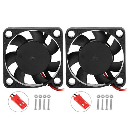 2 stk. lille køleventilator med skruer Mini CPU-køler til Raspberry Pi 4B / 3b / 3B / 2B (til Raspberry Pi)