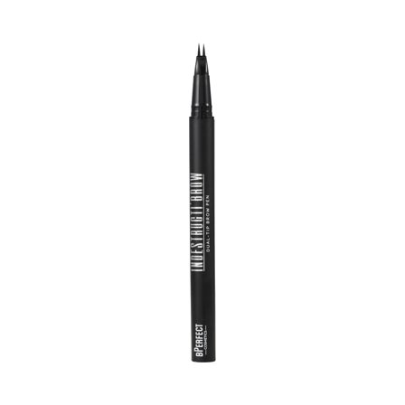 BPERFECT Indestructi'Brow Dual-tip Brow Pen Ultra Dark Brown - Matita sopracciglia