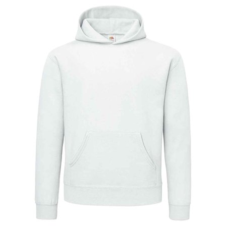 Fruit of the Loom Supercotton Enfärgad Huvtröja Herr M Wh