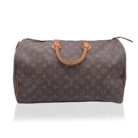 Louis Vuitton Vintage Pre-owned Canvas louis-vuitton-Tass , Bruin , Dames , Maat: ONE Size Vintage Tassen