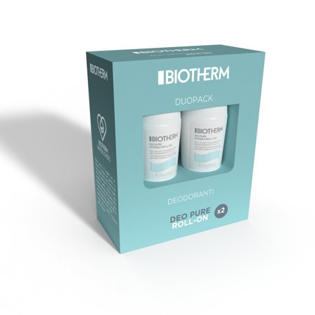 Biotherm DuoPack Deo Pure Roll-On Invisible - Cofanetto Corpo