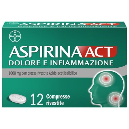 AspirinaAct Dolore e Infiammazione Antidolorifico