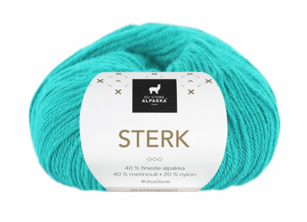 Du Store Alpakka Garn Sterk Turkis 905, 50g
