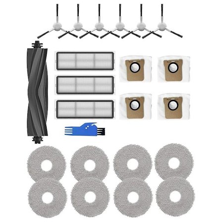 For Dreame L10S Ultra, L10 Ultra Robotstøvsuger Hovedsidebørste HEPA-filtre Støvposer Mop-puter Reservedeler