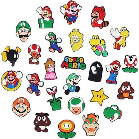 Sko Charms, Crocs Pins, Crocs Charms Crocs Tilbehør for Jenter