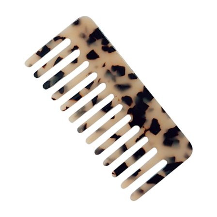 Celluloseacetat Massage Hårkam Marmor Sten Leopard Rektangel Hårbørste