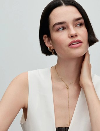 Pandora 14K Gold-Plated Hoop Earrings - Gold - ONE SIZE