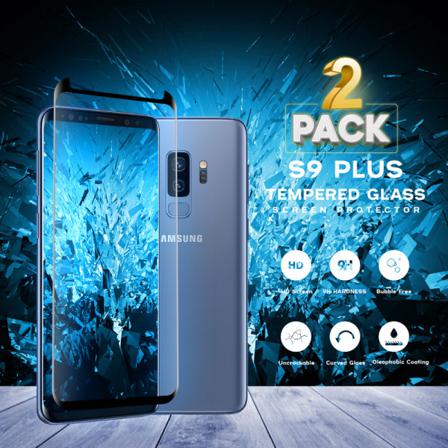 2-pack Samsung Galaxy S9 Plus - Härdat Glas- 9hsuper Kvalitet 3d