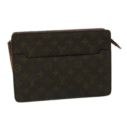 Louis Vuitton Vintage, Pre-owned Canvas louis-vuitton-bags Bruin, Dames, Maat:ONE Size