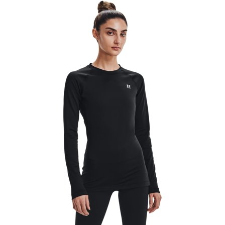 Under Armour Women's UA Authentics Crew Women base layer tops Black XS