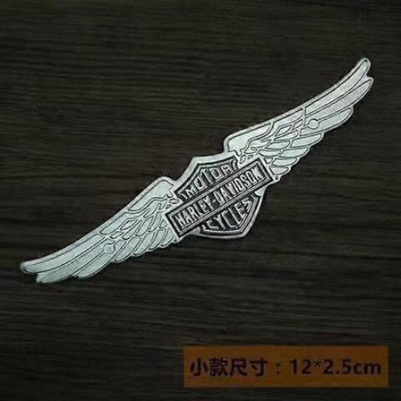 Aluminium Döskalle Dekaler för Harley Davidson Sportster - Motorcykel Logo Dekorativa Tillbehör