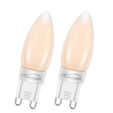 G9 LED-lampa Dimbar 2200k Varmvit 220-240V 4w 4 Filament LED G9 Hushållslampa Motsvarande 40W Halogenlampa (2st)