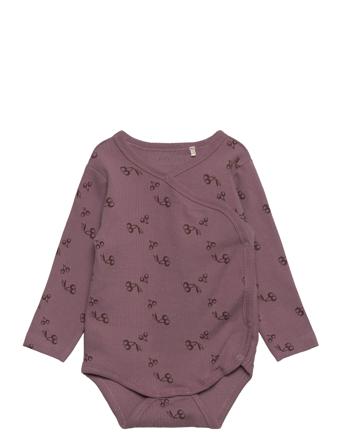 Wrap Body Ls W.aop Purple Fixoni