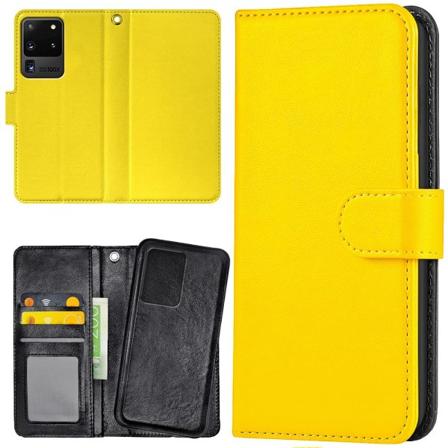 Samsung Galaxy S20 Ultra - Lompakkokotelo/Kuoret Keltainen Yellow