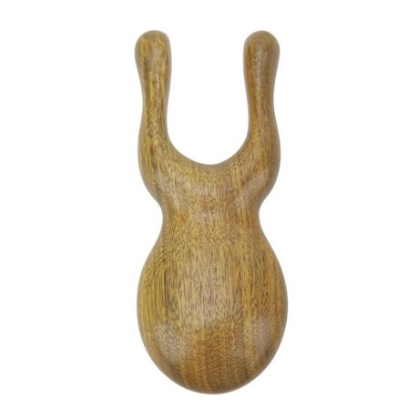 Sandalträ Massageapparat lindrar spänningar Bärbar Multifunktionell Sandalträ Gua Sha Massager för ansikte kropp