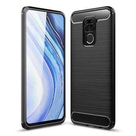 Xiaomi Note 9 Karbon fiber Texture Skal - Svart Svart